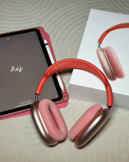 Red AirPods Max Headphones