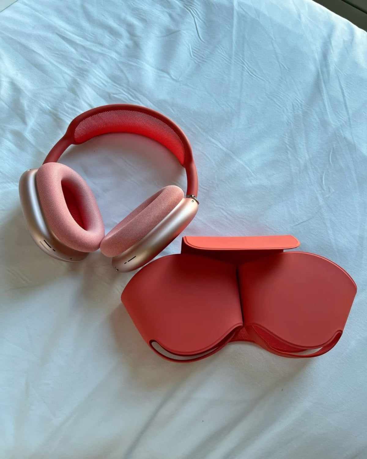 Red AirPods Max Headphones